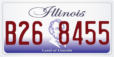 IL license plate B268455