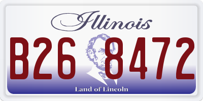 IL license plate B268472