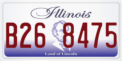 IL license plate B268475