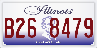 IL license plate B268479