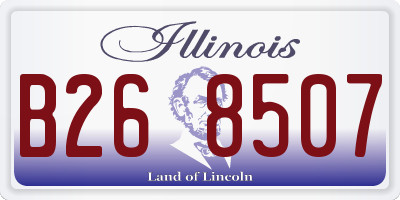 IL license plate B268507