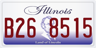 IL license plate B268515