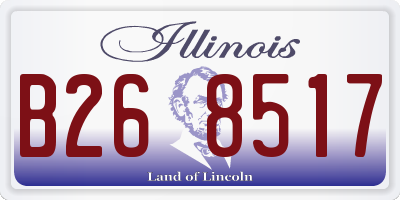 IL license plate B268517