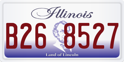 IL license plate B268527