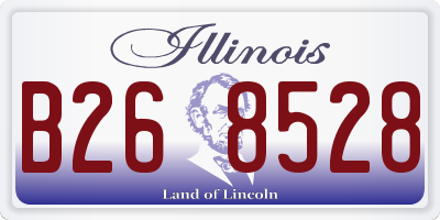 IL license plate B268528