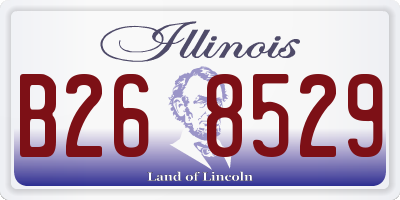 IL license plate B268529