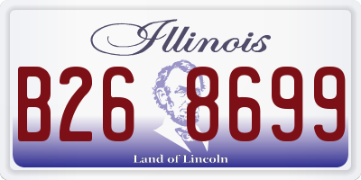 IL license plate B268699