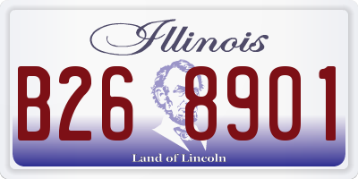 IL license plate B268901