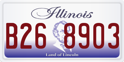 IL license plate B268903