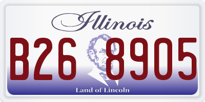 IL license plate B268905