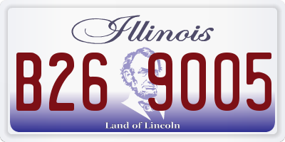 IL license plate B269005