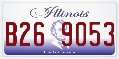 IL license plate B269053