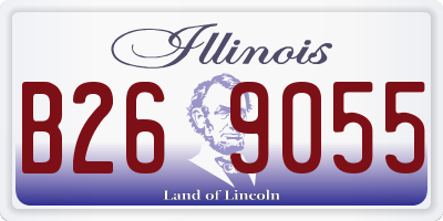 IL license plate B269055