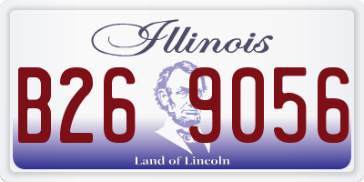 IL license plate B269056