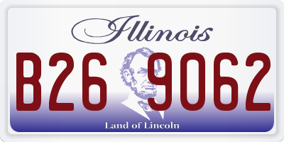 IL license plate B269062