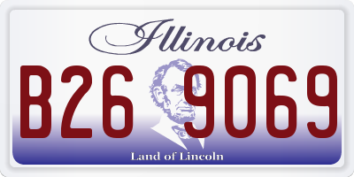 IL license plate B269069
