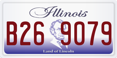 IL license plate B269079