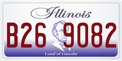 IL license plate B269082