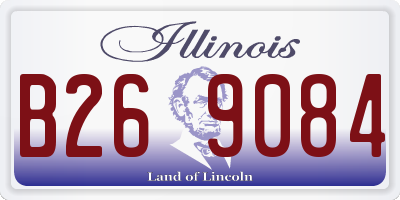 IL license plate B269084