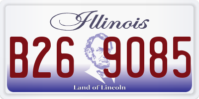 IL license plate B269085