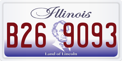 IL license plate B269093