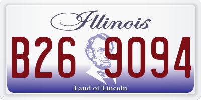 IL license plate B269094