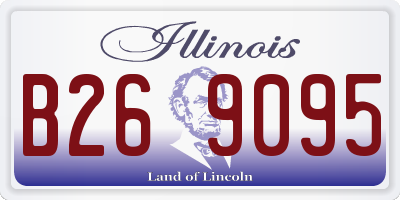 IL license plate B269095