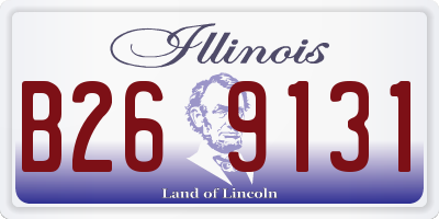 IL license plate B269131