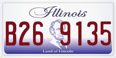 IL license plate B269135