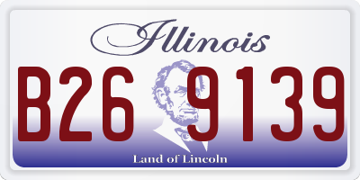 IL license plate B269139