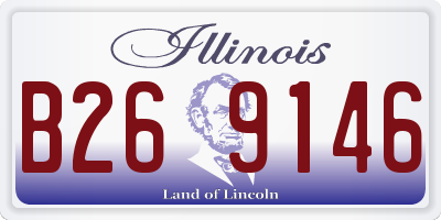 IL license plate B269146