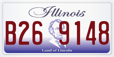 IL license plate B269148