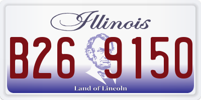 IL license plate B269150