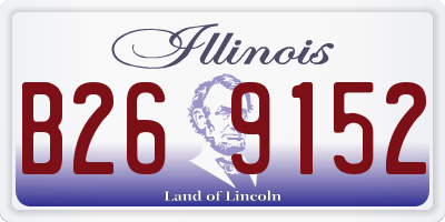 IL license plate B269152
