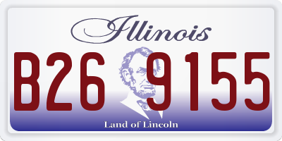 IL license plate B269155