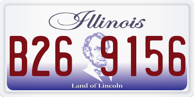 IL license plate B269156
