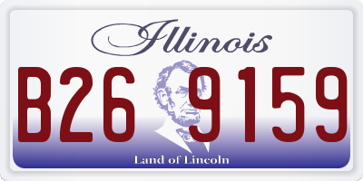 IL license plate B269159