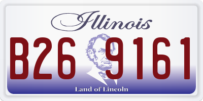 IL license plate B269161