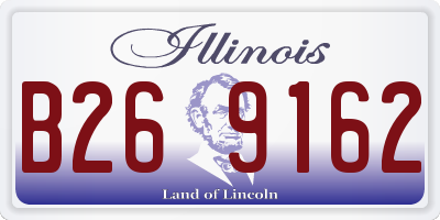 IL license plate B269162