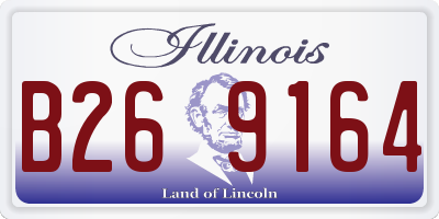 IL license plate B269164