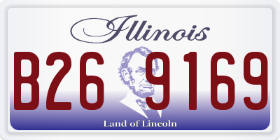IL license plate B269169
