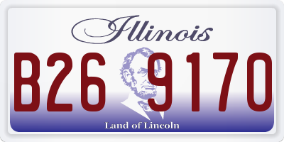 IL license plate B269170