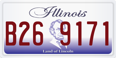 IL license plate B269171