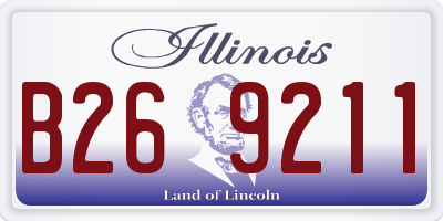 IL license plate B269211