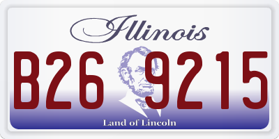 IL license plate B269215