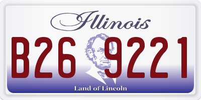 IL license plate B269221