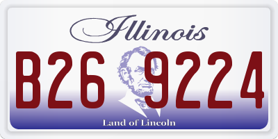 IL license plate B269224