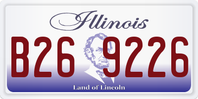 IL license plate B269226
