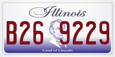 IL license plate B269229