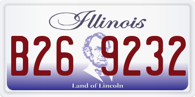IL license plate B269232